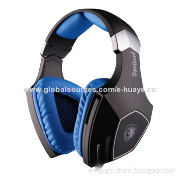 Vibration Function and 7.1 Surround Sound Gaming Headset, High-quality 50mm Driver